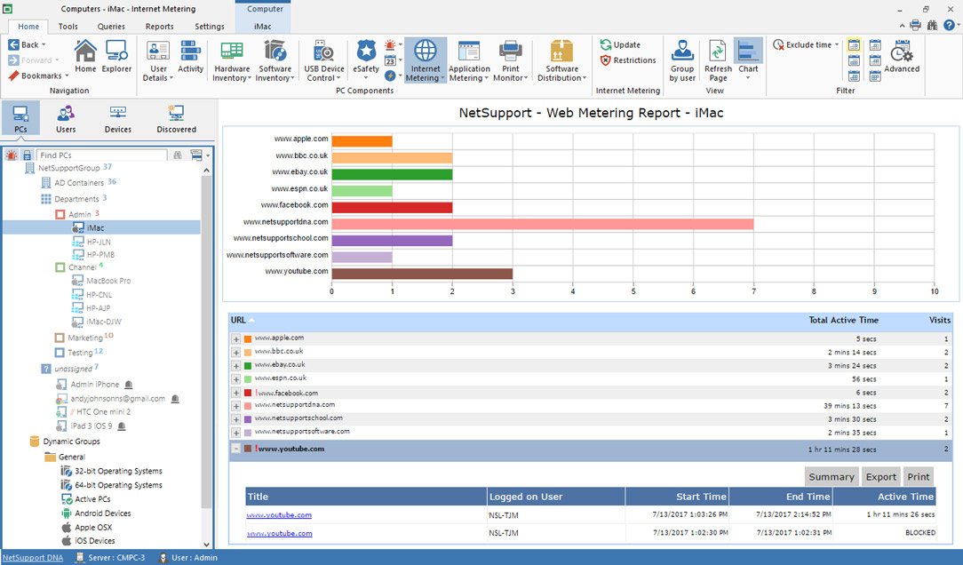 NetSupport DNA Schools - Ireland - Servaplex