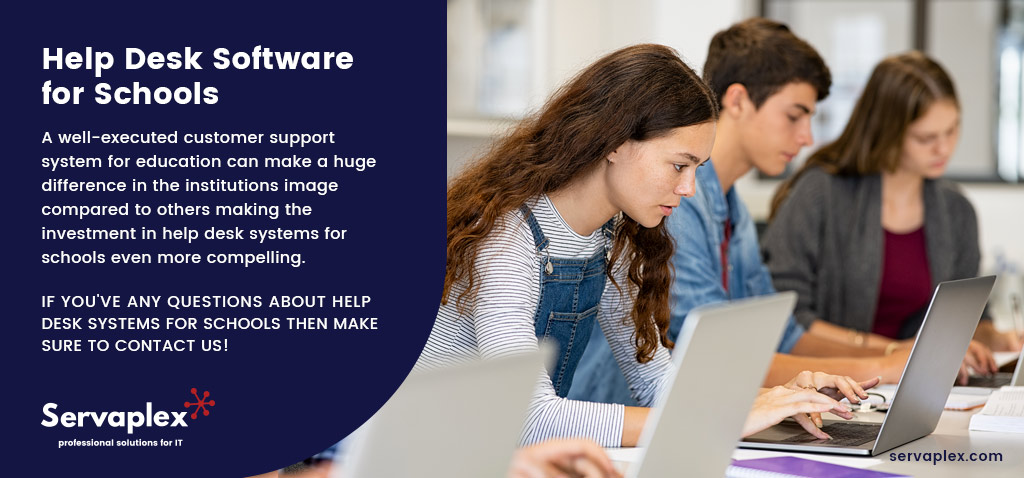 Help Desk Software Students Schools - Servaplex Ireland