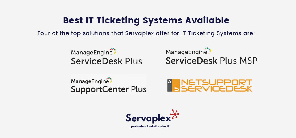 Best IT Ticketing Systems Available - Servaplex IT Solutions