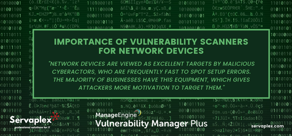 Importance Vulnerability Scanners Network Devices - Servaplex IT Solutions