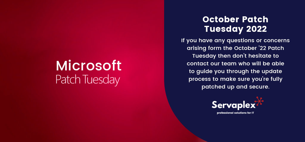Microsoft Patch Tuesday - Servaplex IT Solutions - Ireland