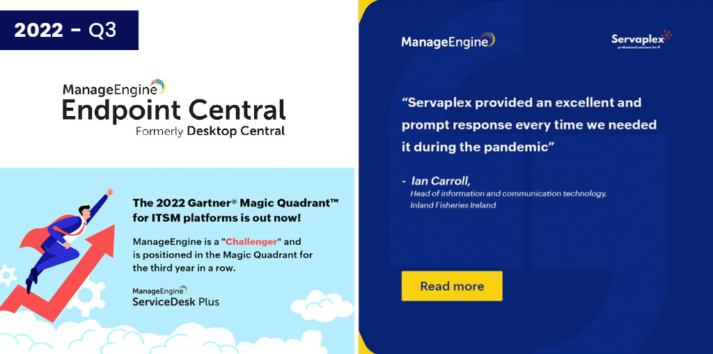 Q3 - ManageEngine Review Servaplex 2022