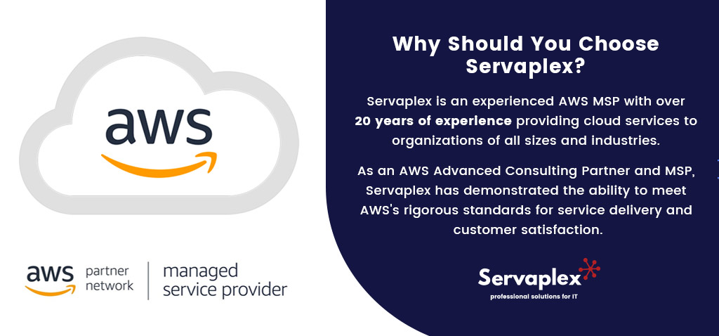 AWS MSP cloud services - Servaplex