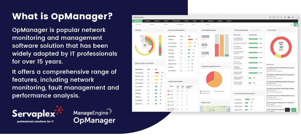 What is OPManager ManageEngine - IT Solutions Ireland