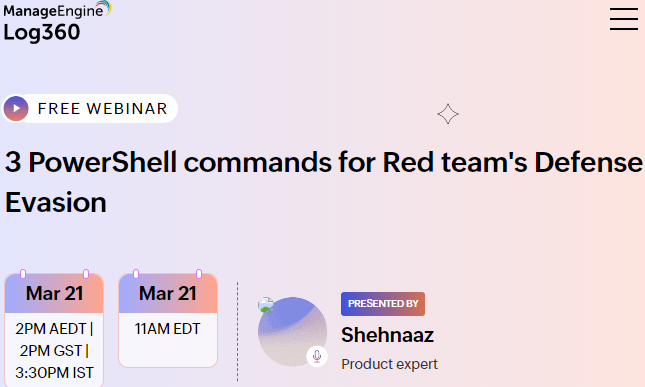 3 PowerShell commands for Red team's Defense Evasion