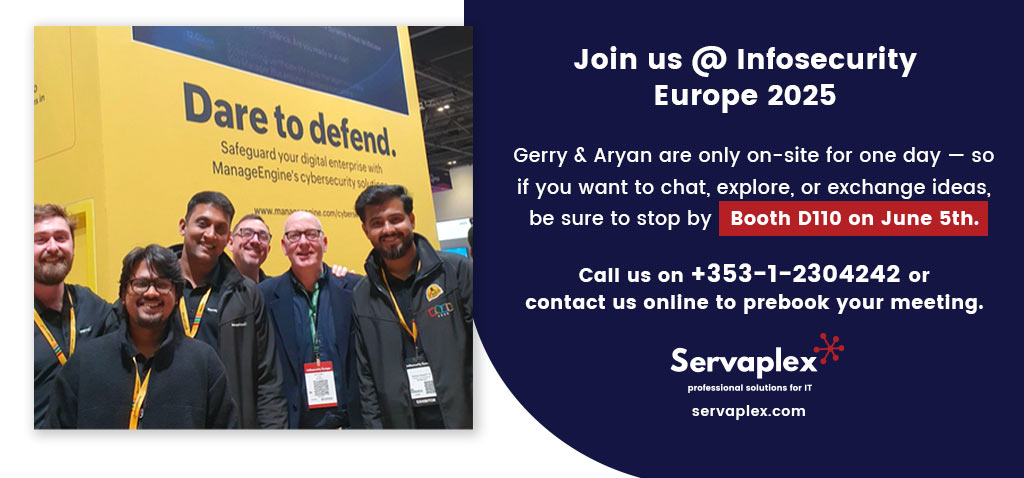 Join us at Infosecurity Europe 2025 Servaplex